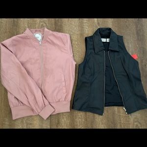 Off brand jacket and vest